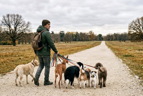la soledad de un paseador de perros