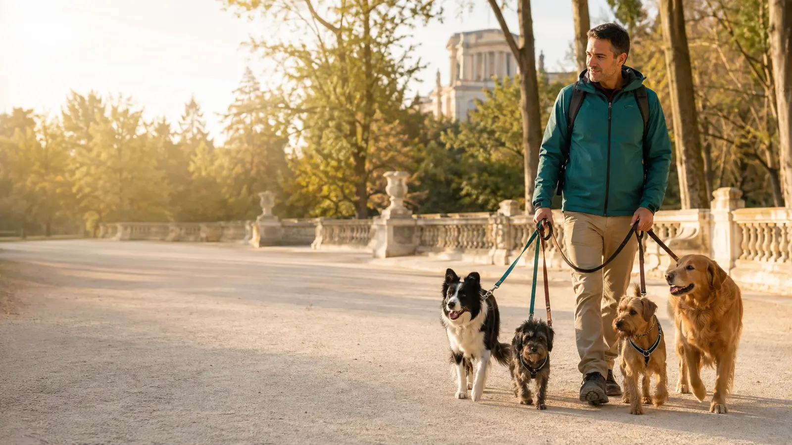 paseador de perros en Madrid